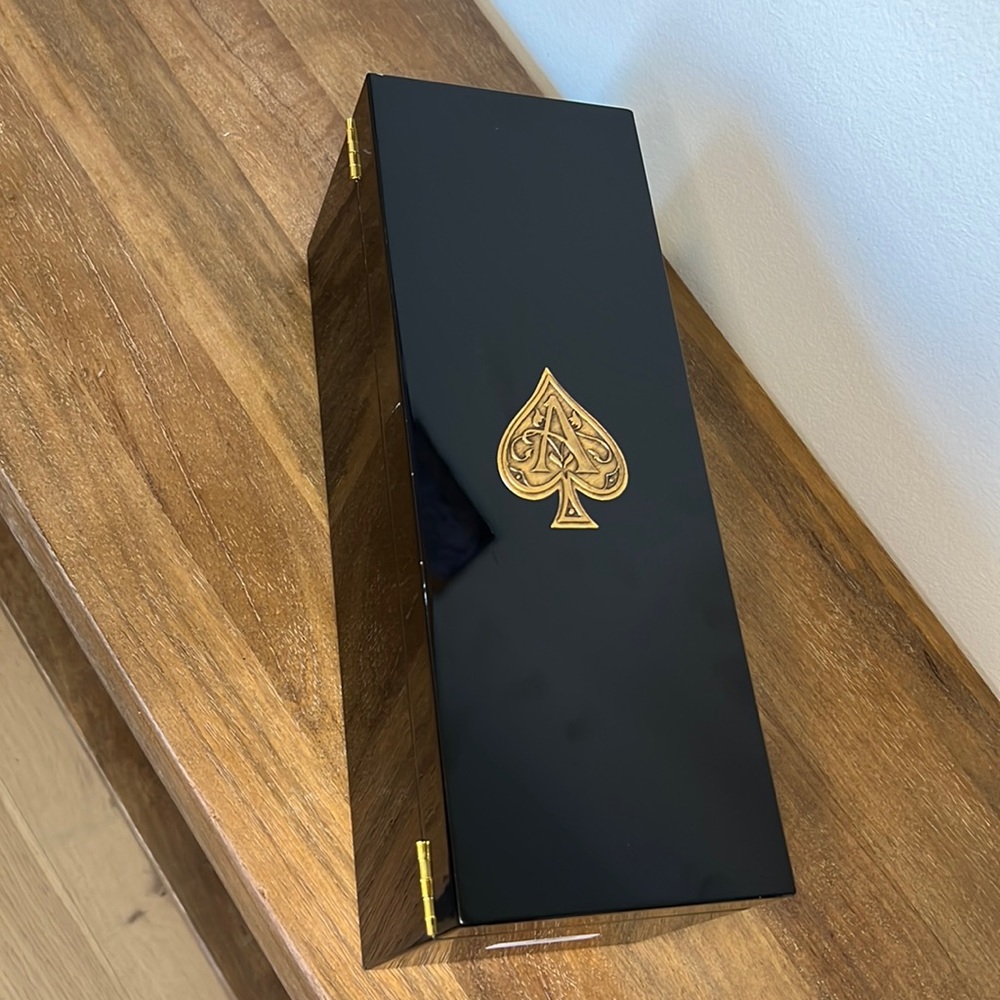 Armand de Brignac champagne box. JUST THE BOX.
